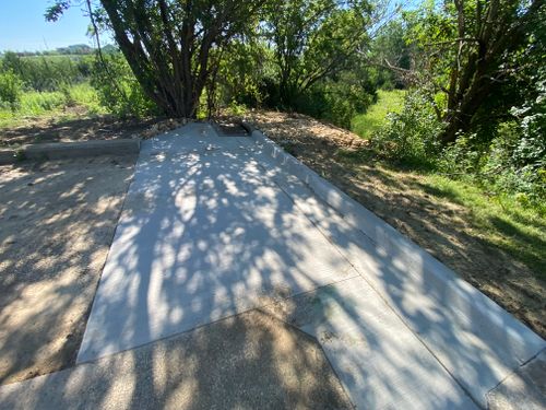 Driveway Install for TDC Excavating in Dubuque, IA