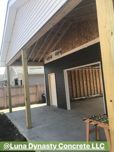 New Garage Build for Luna Dynasty Concrete in Chicago, IL