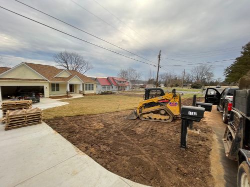Excavation and Grading for ALPHA LANDSCAPES in Culpeper, VA