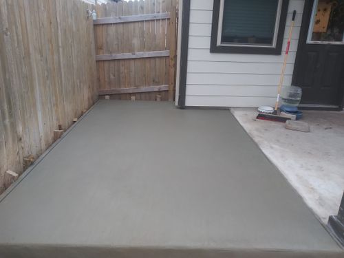 Concrete for Martin's Masonry & Landscaping in Leander, TX