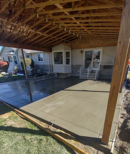 Patio Design & Installation for CTE Concrete in Kaysville, UT