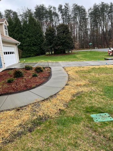 Sidewalk Installation  for Arce’s concrete finishing in Winston Salem, NC