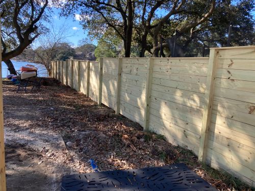 Wood Fencing for Sea Level Fence in Virginia Beach, VA