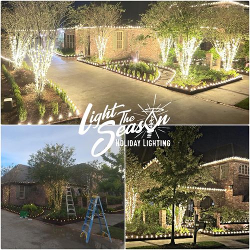 Seamless, Professional, Full Service Christmas Lights Installation for Light the Season in Lafayette Parish,  LA
