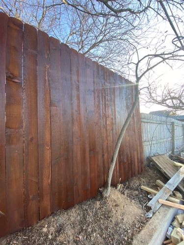 Fence Staining for Ansley Staining and Exterior Works in New Braunfels, TX