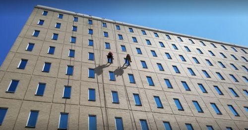 High Rise Window Cleaning for Sunlight Building Services in Atlanta, GA