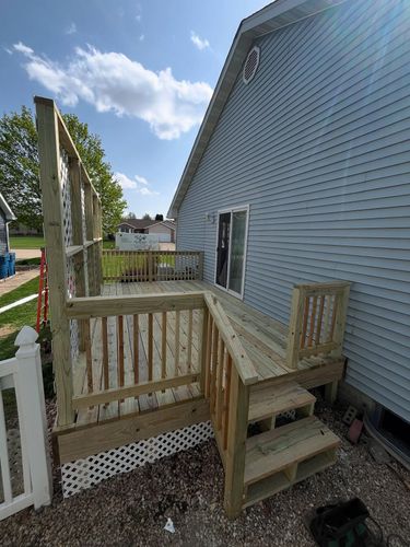 Carpentry for Kong Construction INC in Dwight, IL