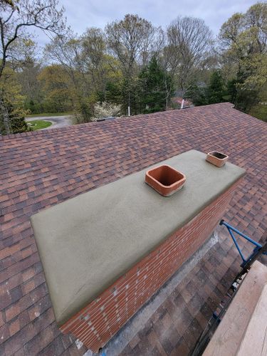 Chimner Rebuild for GPG Masonry in Sandwich, MA