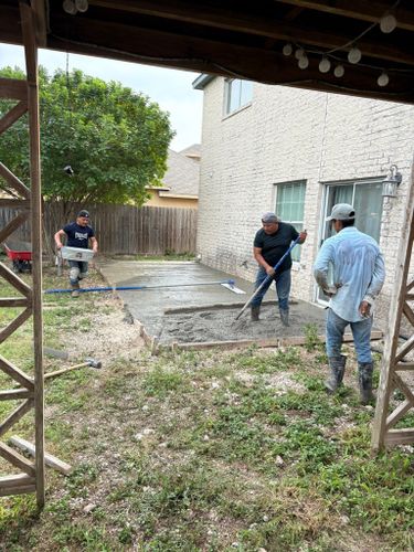 Concrete for Superior Painting and Metal Solutions in Edinburg, TX