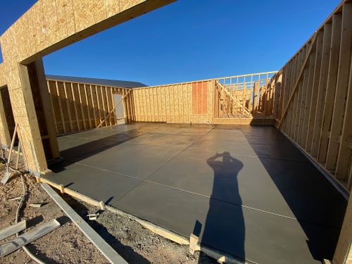Concrete Slab Construction for B&M Concrete LLC in Longmont, CO