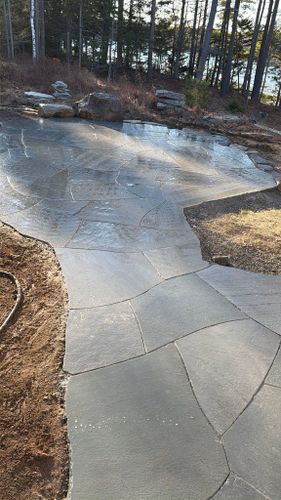 Patio Design & Construction for Organic Innovations Stonework and Design in Brunswick, ME