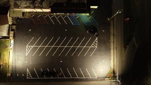 Striping for All-Around Superior Service LLC in Haleyville, Alabama