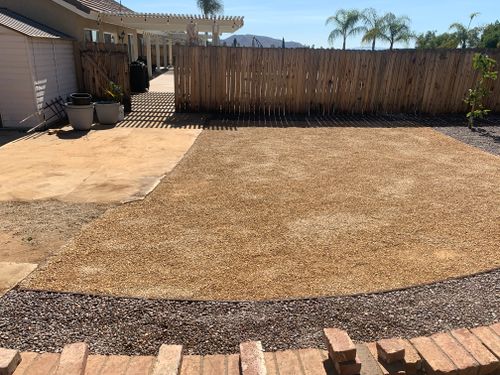 Concrete for Aidan Jade Landscaping in Riverside County, CA