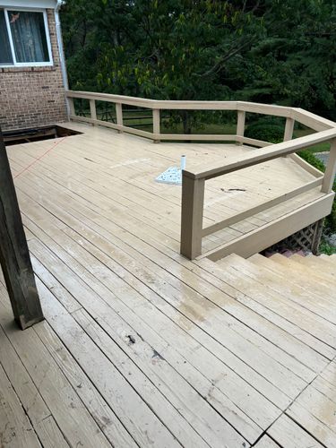 Deck Repair and Replacement for Brighton Property Services in Carroll County, MD