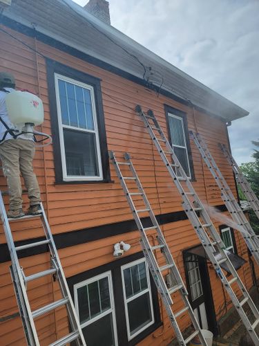 Exterior Painting for Brush Master’s Painting, LLC in Asheville, NC