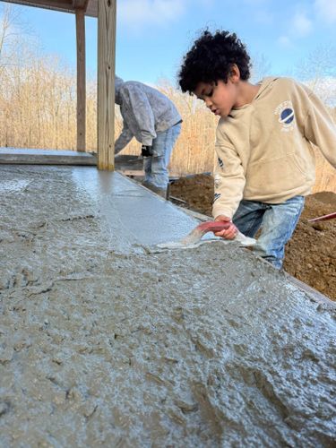 Porches, Patios, & Firepits for Whitfield Concrete Construction in Solsberry, IN