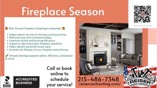 Fireplaces & Chimneys for Reiser General Contracting in Fairless Hills, PA