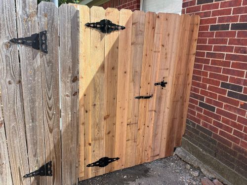 Fence Installation for JSL Woodworks and Contracting in Midlothian, TX