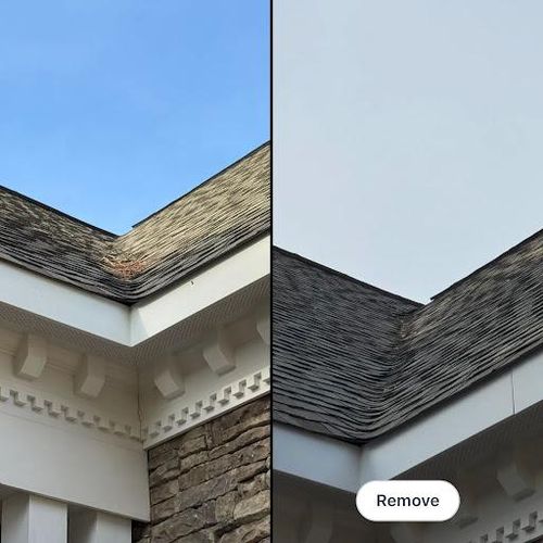 Roof washing  for Paul's Lawn Care and Pressure Washing in Wilson, NC