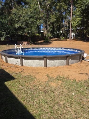 Above Ground Pool Installation for Down & Dirty Pool Service in Crawfordville, FL