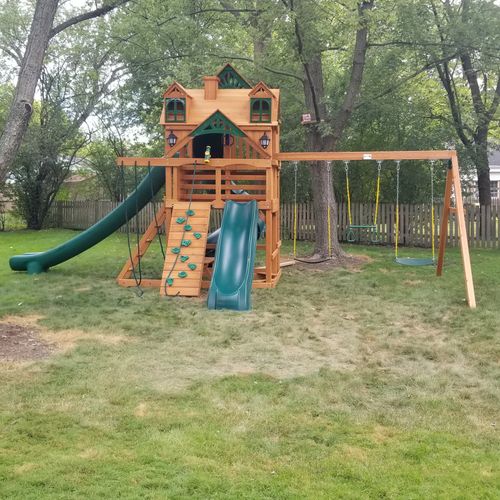 Playset Installation for Fence Medic in Northbrook, IL