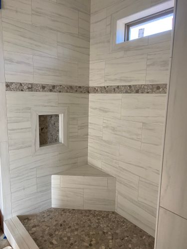 Bathroom Tiling Installation for Harris Tile and Stone in Tyler, TX