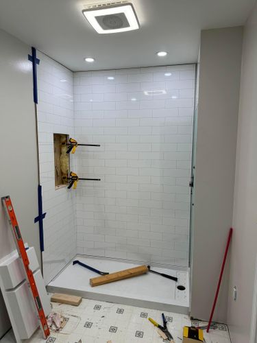 Bathroom Renovation for L.R. Platt Construction in Boonville, New York