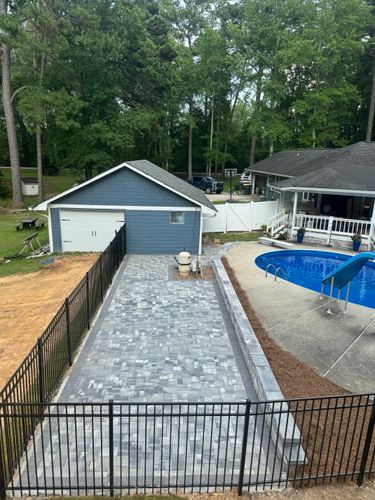 Paver Installs for E&T Outdoor Pros in LaGrange, GA