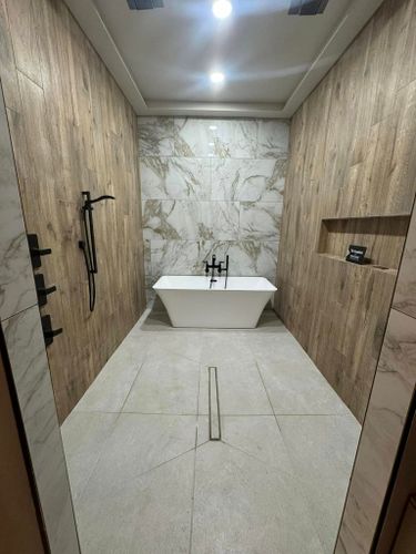 Tiling for Ck&PRO Construction Inc. in El Paso, TX