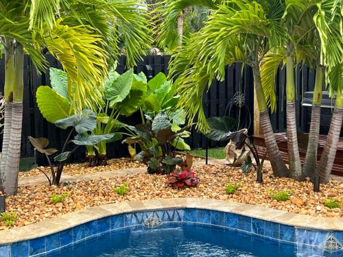 Full scale landscape designing and installations for Isaiah Simmons Construction and Landscaping LLC in Brevard County, Florida