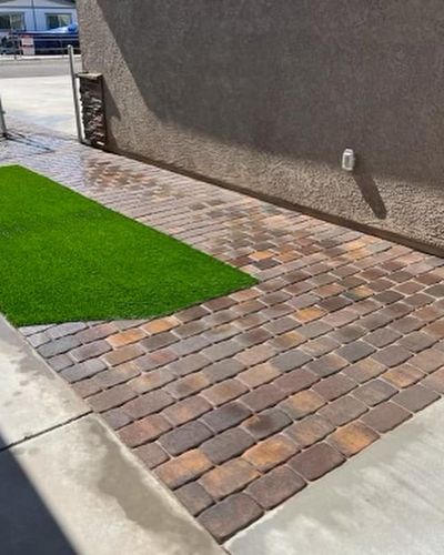 Artificial Turf Installation for Infinity Concepts Landscaping in Bullhead City, AZ