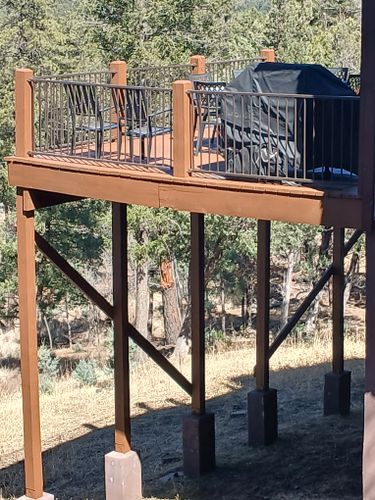 Deck Installations for Shawn Rankin Construction in Ruidoso, NM