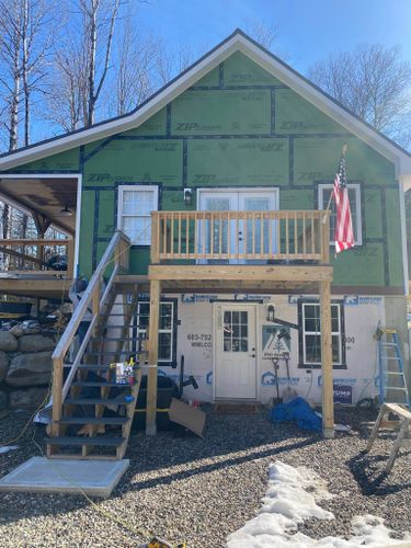 Custom Home Construction for Cushman Brook Construction in Dalton, NH
