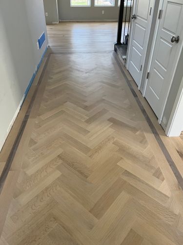 Custom Floor Installation for Imperial Hardwood Floors in Olathe, KS