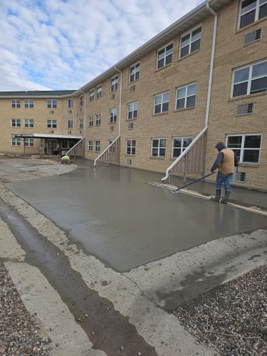 Concrete work for Blue Mountain Construction in Roundup, MT