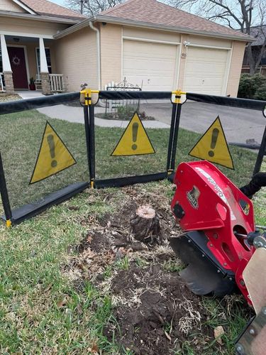 Tree Stump Grinding for Oakley’s Stump ‘N Grind in Leander, TX