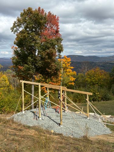 Deck and Patio Construction for Cushman Brook Construction in Dalton, NH