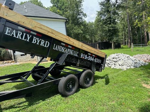 Gravel Dump for Early Byrd Landscaping & Lawn Care  in Angier, NC