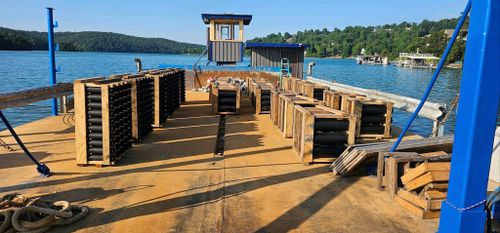 Rip Rap for Restoration Shoreline Norris Lake Rip Rap in Norris Lake, TN