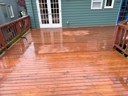 Deck Staining for Golden Line Painting, LLC in Seattle, WA