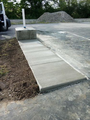 Concrete Work for Frontline Roofing & Home Services in Shelbyville, KY