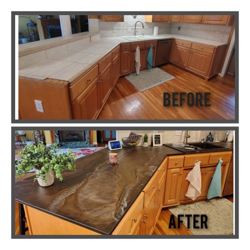 All Photos for R.J Epoxy Countertops & Remodeling in Boiling Springs, SC
