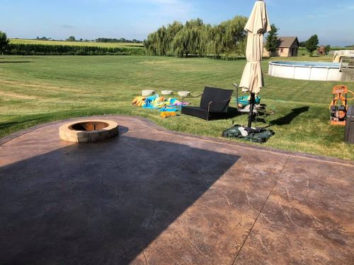 Stamped Concrete for Country Concrete in Monee, IL