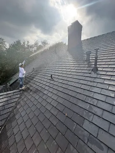 Roof Soft Washing for Everyday Pressure Washing in The Woodlands, TX