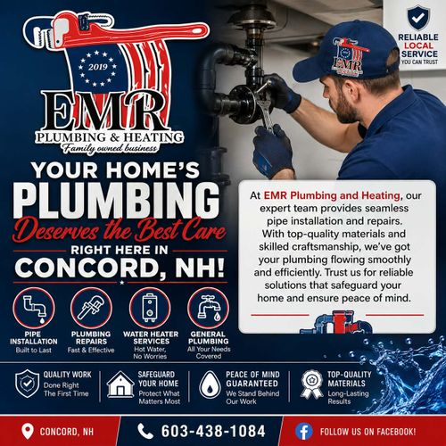 All Photos for EMR Plumbing and Heating in Concord, NH