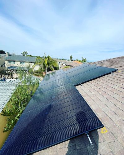 Solar Panel Installation for Infused Electric in Los Angales, CA