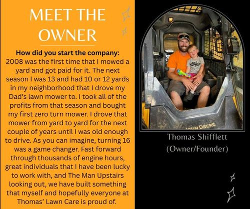  for Thomas' Lawn Care in Maryville, MO