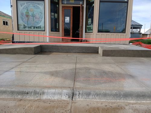 Concrete work for Blue Mountain Construction in Roundup, MT