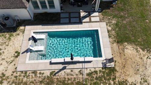 Custom Pool Design for Black Diamond Custom Pools LLC in Azle, TX