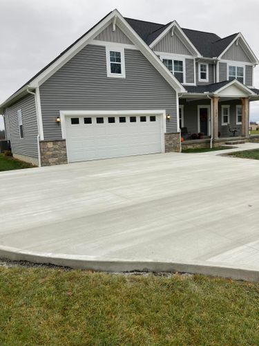 Concrete Stamping for Cory Boes Construction and Masonry, LLC in Upper Sandusky, OH